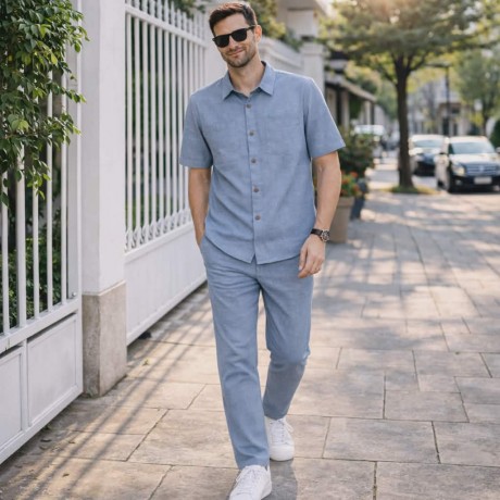 Ανδρικό Σετ (Πουκαμίσα & Παντελόνα) SET2