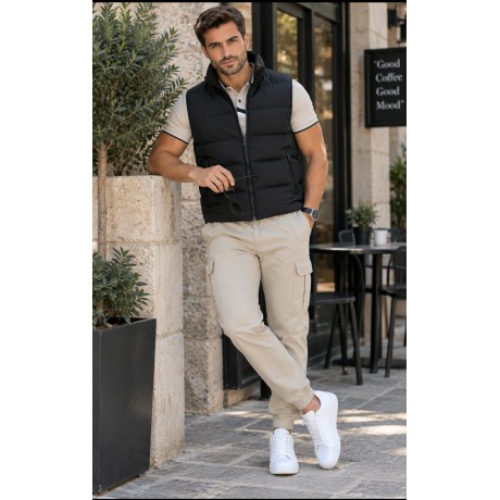 Ανδρικό Αμάνικο Μπουφάν Q72