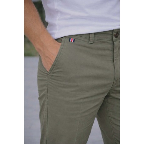 Ανδρικό καπαρντινέ παντελόνι chinos PAD280