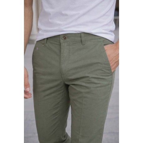 Ανδρικό καπαρντινέ παντελόνι chinos PAD280