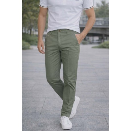 Ανδρικό καπαρντινέ παντελόνι chinos PAD280