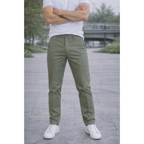 Ανδρικό καπαρντινέ παντελόνι chinos PAD280