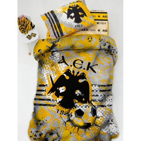 Σετ σεντόνια ημίδιπλα AEK16
