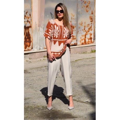 Παντελόνι Plus size  DEL89